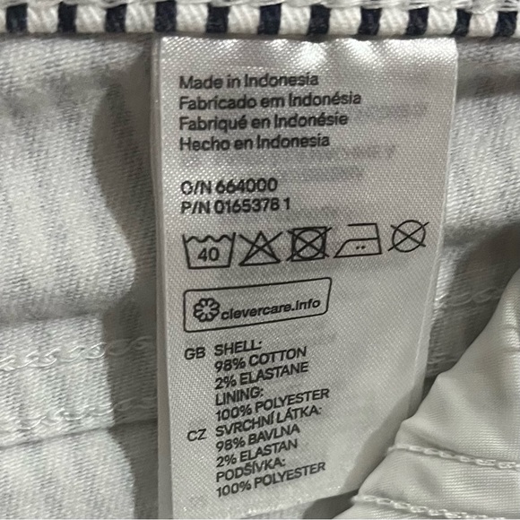 H&M Stripe White/Navy Shirts Denim‎ Size 6 - Picture 5 of 5